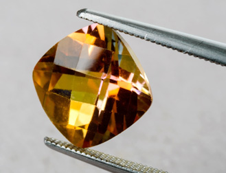 Topaz gemstone that can be placed in a setting at Forever Diamonds
