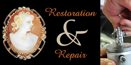 vintage cameo and jeweler repair